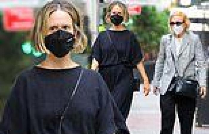 Sarah Paulson keeps casual during a stroll around NYC with Holland Taylor... ...