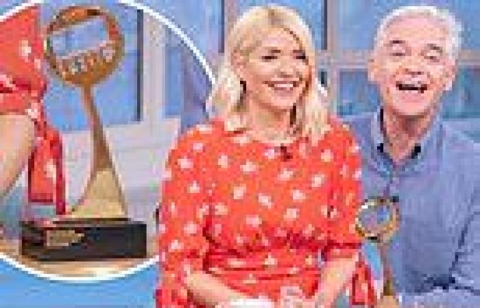 Holly Willoughby and Phillip Schofield are filled with glee as they thank ...