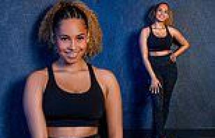 PICTURE EXCLUSIVE: Amber Gill puts on a busty display in a sports bra as she ...