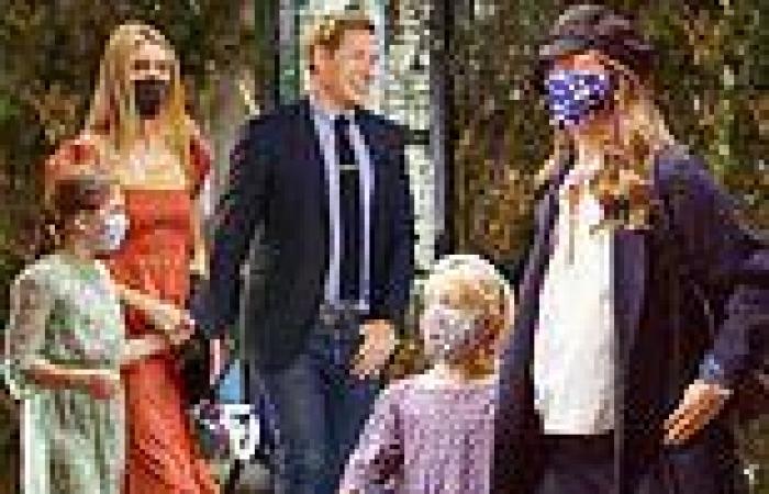 Drew Barrymore and ex Will Kopelman take their girls to Hamilton with his new ...