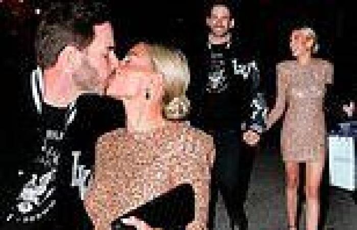 Heather Rae Young and Tarek El Moussa put on a loved-up display before her ...