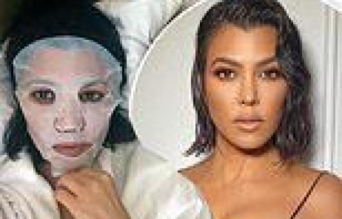 Kourtney Kardashian puts herself on blast by contrasting retouched portrait to ...