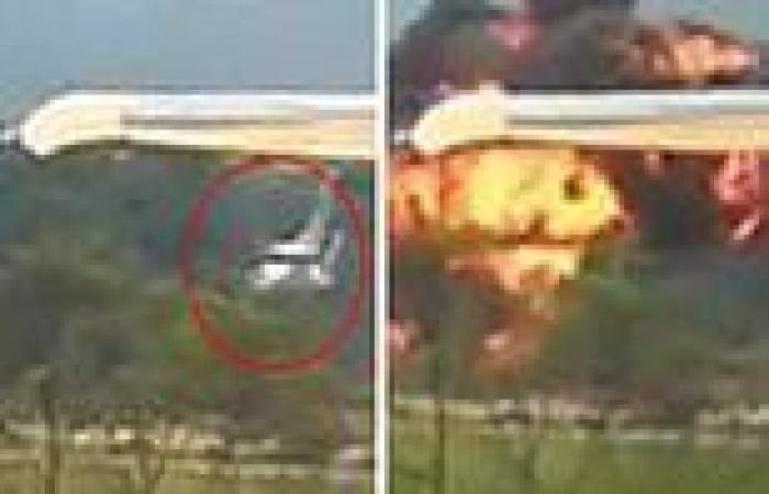 Video captures deadly private jet crash that killed brother of Brazil ...
