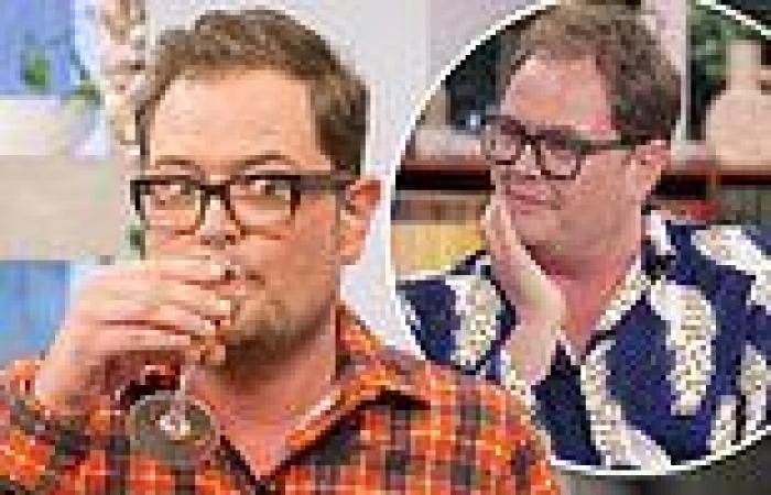 Alan Carr admits he is 'always drunk' while away on comedy tour