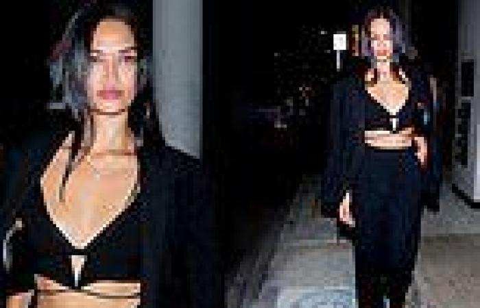 Shanina Shaik flaunts her incredible figure as she steps out for dinner at ...