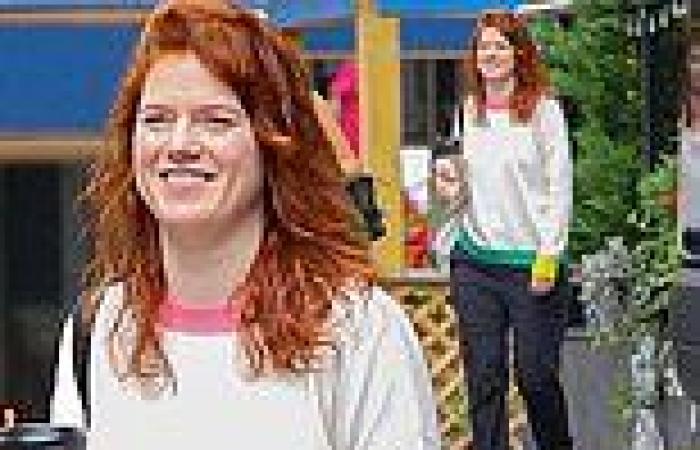 Game Of Thrones' Rose Leslie shows off makeup-free visage during coffee run in ...