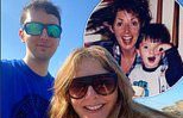 Carol Vorderman is every inch the proud mum as she celebrates her son's ...