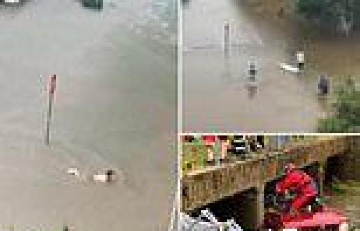 Alabama man is feared dead after flash floods carried his SUV into drain