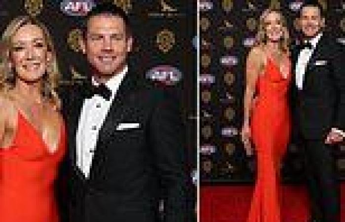 Ben Cousins arrives at Brownlow Medal count with glamourous mystery blonde