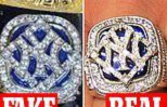 Fake championship rings which would have been worth $2.38 MILLION if real are ...