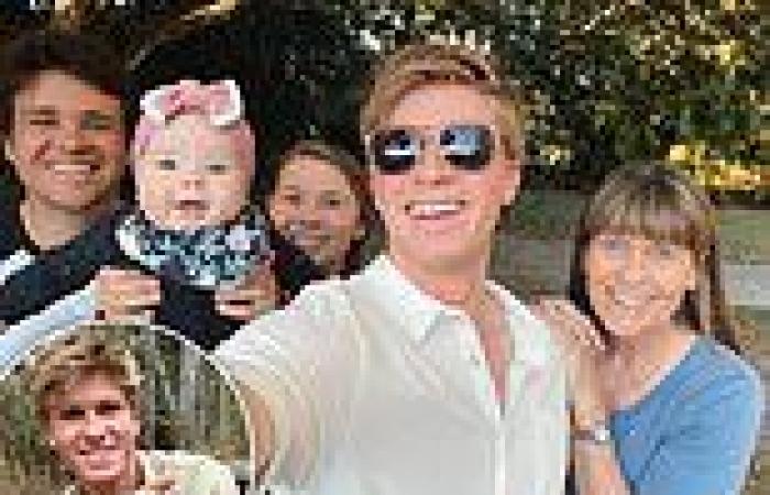 Robert Irwin shares a sweet family selfie featuring his five-month-old niece ...