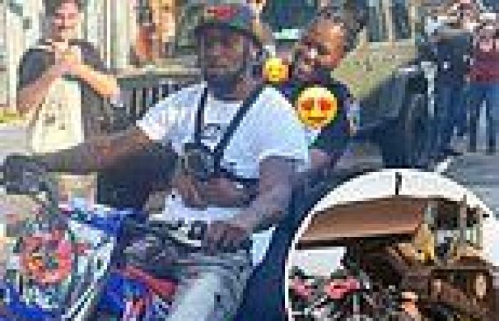 NYPD investigating cop seen in video riding on back of illegal dirt bike days ...