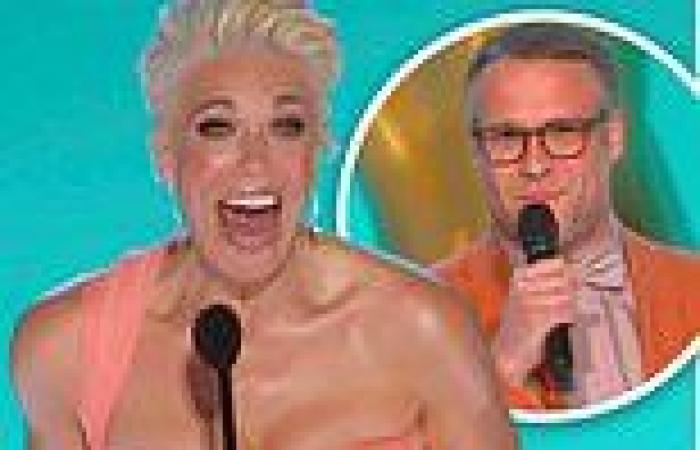 Ted Lasso star Hannah Waddingham reacts to Seth Rogen after he mispronounces ...