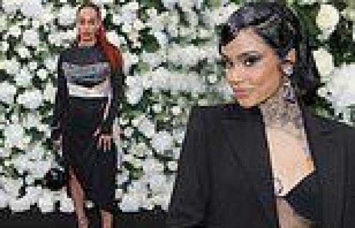 Kehlani flashes her taut abs while Jorja Smith showcases her unique style at ...