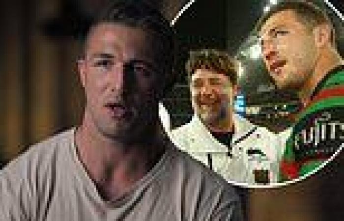 Rumours swirl former NRL star Sam Burgess will be joining Russell Crowe's new ...