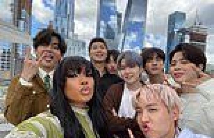 BTS snap a selfie with Megan Thee Stallion... after boy band encourage ...