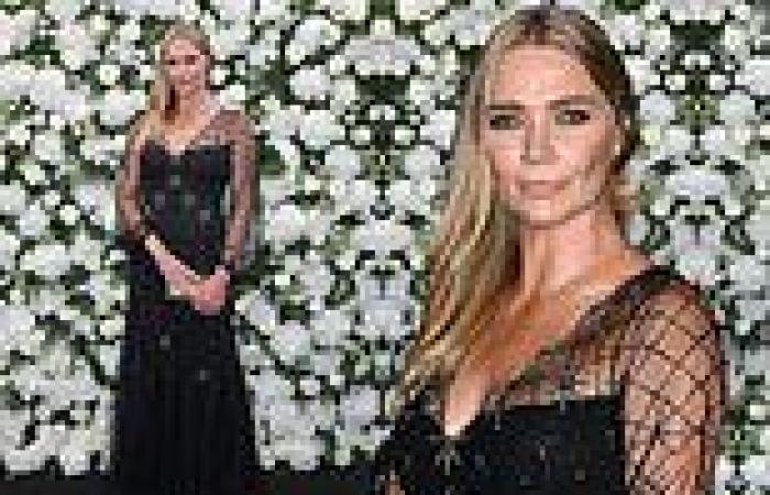 Jodie Kidd looks stunning for the Vogue X Tiffany & Co party at London Fashion ...