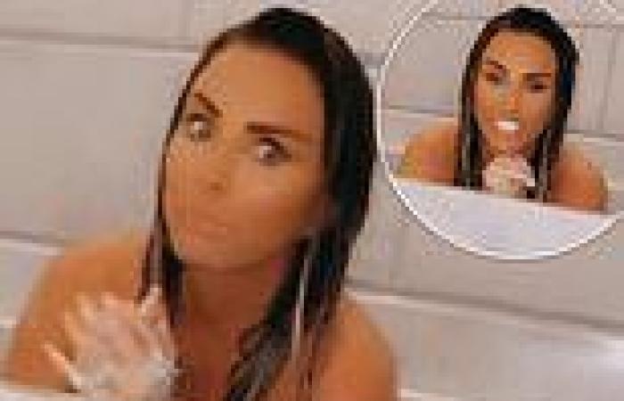 Katie Price gets naked and films herself in the bath after reports she's split ...