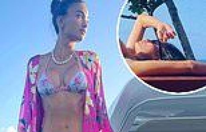 Victoria's Secret model Kelly Gale risks an Instagram ban as she poses topless ...