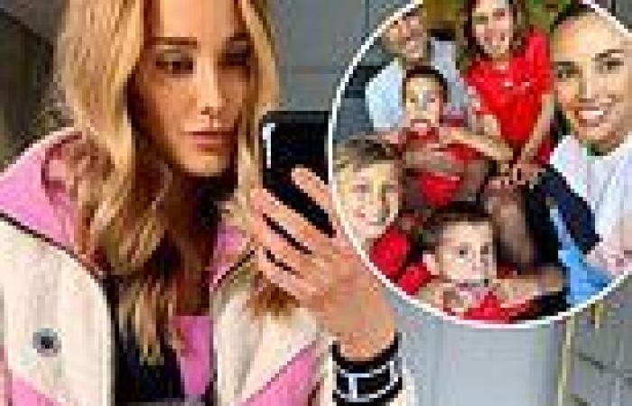 Footy WAG Rebecca Judd admits 'everyday is a little bit crazy' as she ...