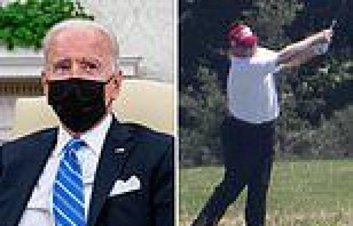 Biden called Trump a 'f****** a******' when he saw a big screen to practice ...