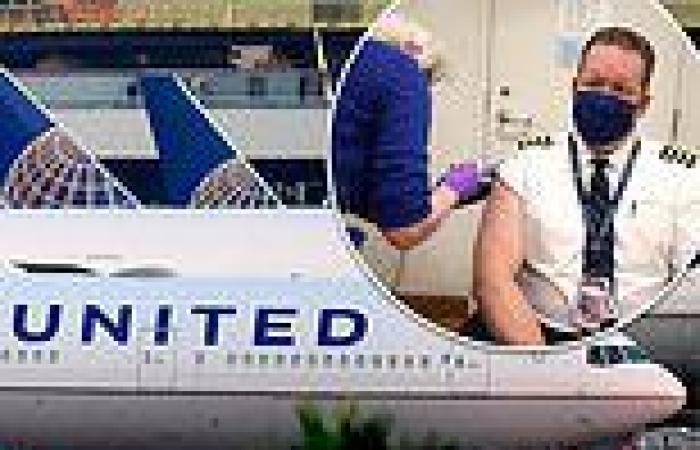 United Airlines says 97% of its US staff have had their COVID vaccine as their ...