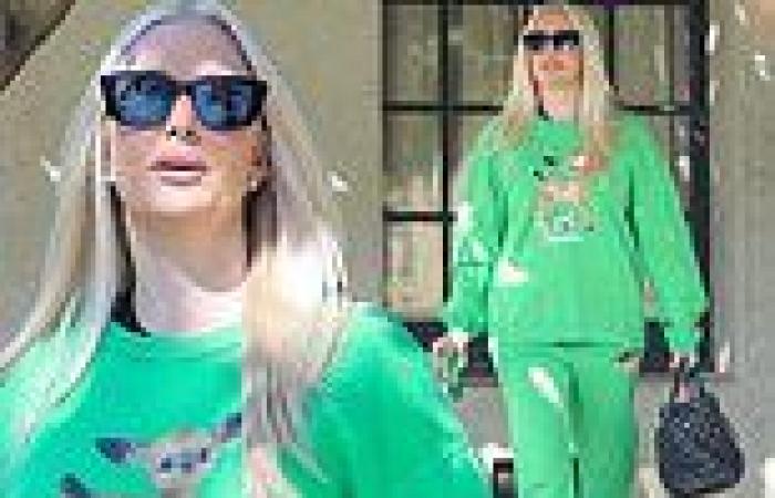 Erika Jayne opts for comfort in green sweats at the airport... amid ...