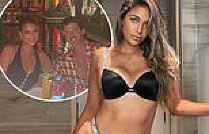 April Love Geary shares lingerie snap before hot date with fiancé Robin Thicke ...