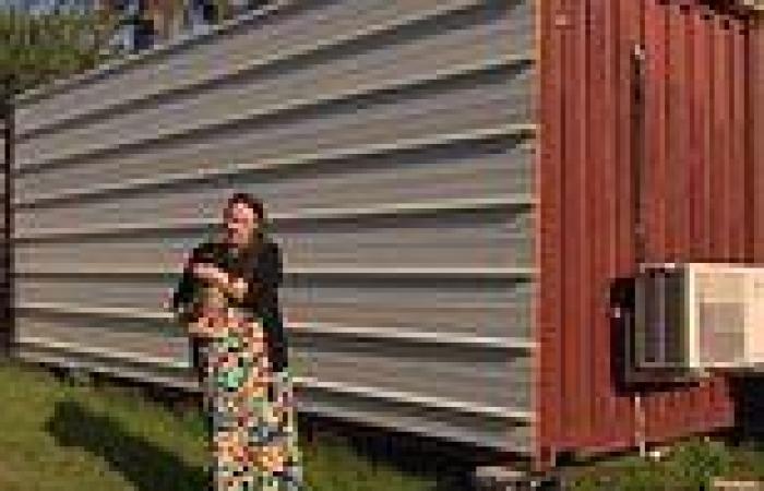 Mum forced to live in a SHIPPING CONTAINER after signing house over to daughter