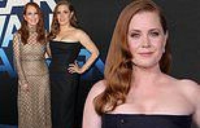 Amy Adams and Julianne Moore lead the stars at the Dear Evan Hansen premiere
