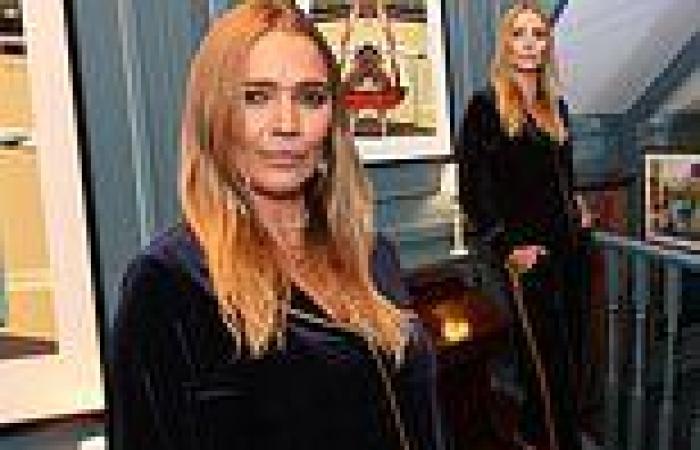 Jodie Kidd wows in a blue velvet co-ord at The Fitzdares Club's birthday bash 