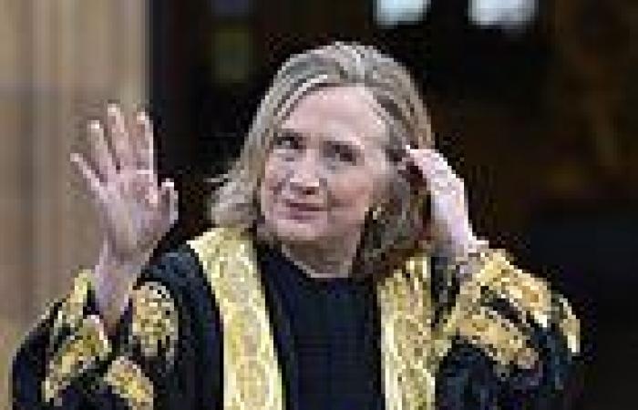 Hillary Clinton is installed as chancellor of Queen's University in Belfast
