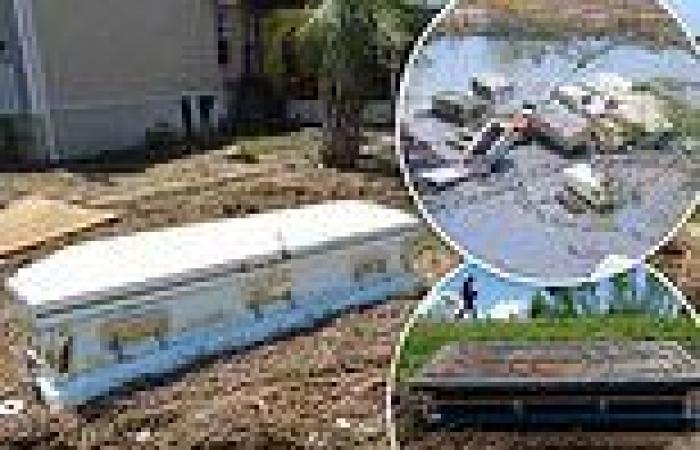 Caskets still scattered around Louisiana town weeks after being washed out of ...