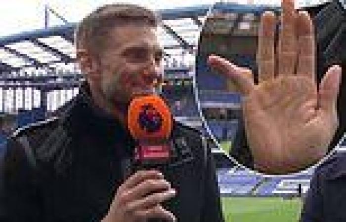 sport news 'That's dedication!': Jimmy Floyd Hasselbaink stunned by Rob Green's mangled ...