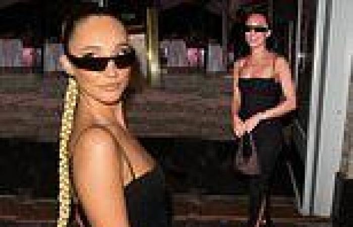 Megan McKenna wows in a skintight dress as she debuts a dramatic hairstyle for ...