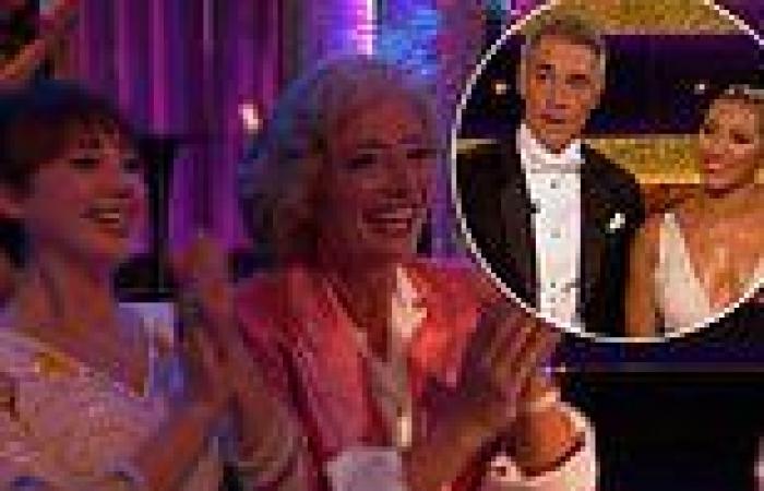 Emma Thompson supports Greg Wise's Strictly Come Dancing performance with their ...