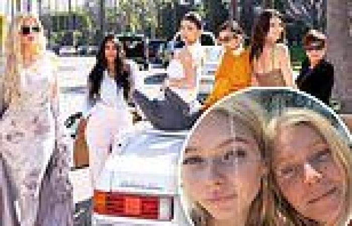Gwyneth Paltrow and Kris Jenner take part in National Daughters Day