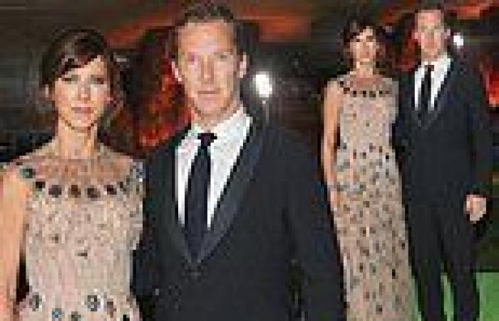 Benedict Cumberbatch puts on a cosy display with glamorous wife Sophie Hunter