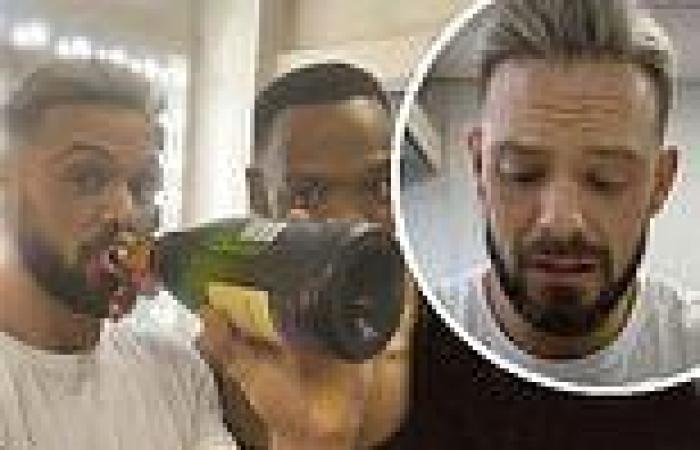 Strictly Come Dancing's John Whaite downs champagne and jokes that he's put on ...