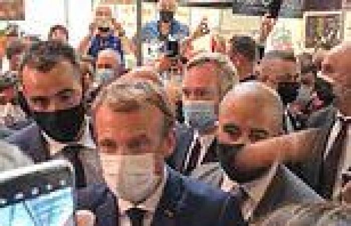 Macron is EGGED by a protester shouting 'Vive la revolution' during visit to ...