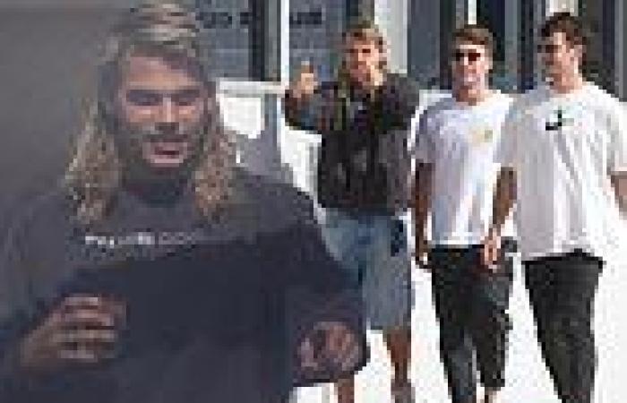 Western Bulldogs players enjoy drinks in Perth after heartbreaking grand final ...