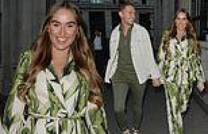 TOWIE's Chloe Ross makes a statement in a bold palm leaf co-ord
