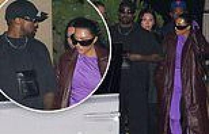 Kim Kardashian and Kanye West prove they are amicable exes for dinner at Nobu ...