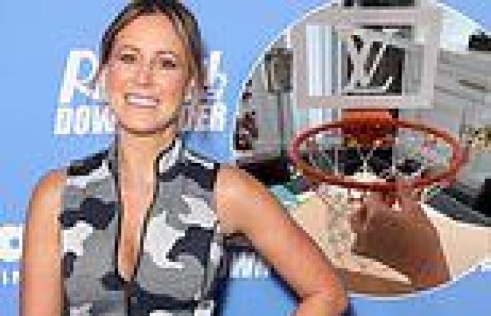 Roxy Jacenko 'treats herself' with a $9,400 Louis Vuitton basketball hoop