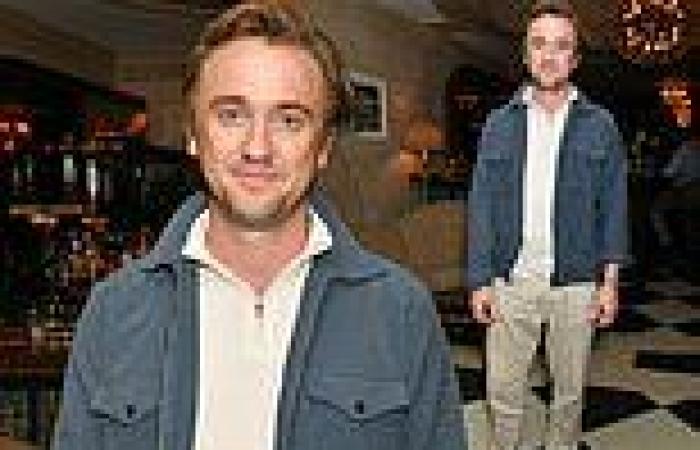 Harry Potter star Tom Felton makes first public appearance since collapsing at ...