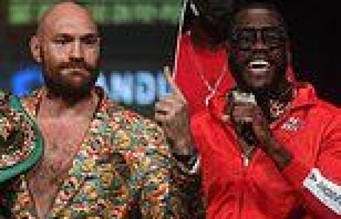 sport news Tyson Fury labels Deontay Wilder 'WEAK' during furious press conference row