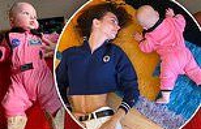 Emily Ratajkowski shares images of child Sylvester in a pink astronaut themed ...