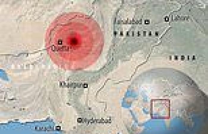 At least 20 people are killed as moderate earthquake hit Pakistani city of ...