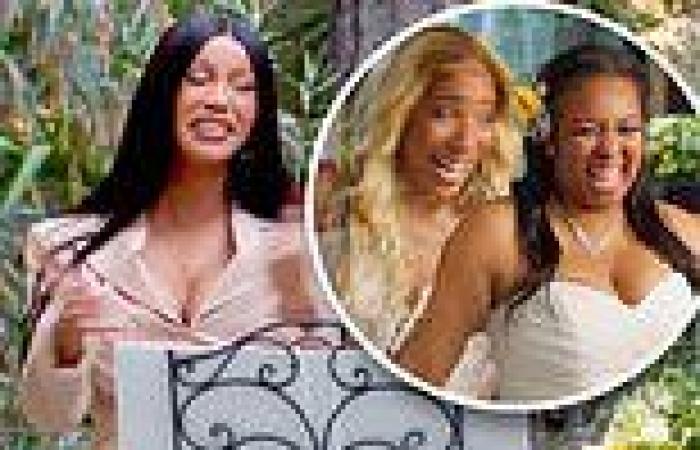 Cardi B performs lesbian wedding that is a 'surprise' 'pop-up' affair for one ...