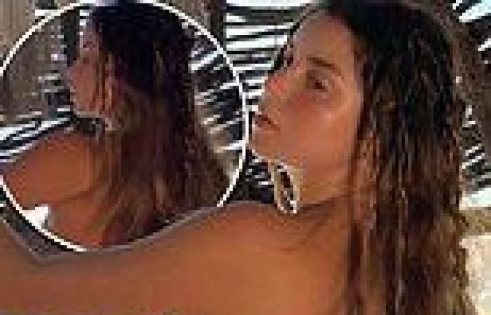 Demi Rose sends temperatures soaring as she poses completely naked